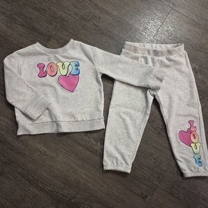 Children's Place • Sweatshirt and Joggers Set "LOVE"